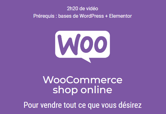 Boutique en ligne avec WooCommerce